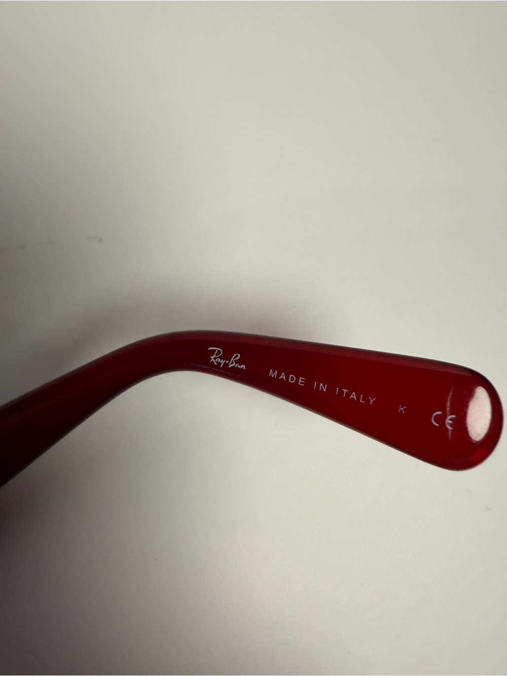Ray-Ban Women's Burgundy Rectangle Sunglasses Frames Only - Picture 5 of 6
